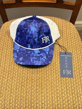 NWT Felix Rex Hat/Cap Blue Purple One Size Adjustable Athlete Quick Dry Golf Fit